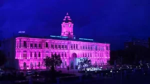 Breast Cancer Awareness and Launch of dedicated Cancer Helpline +91-9021123000 and illumination of Ripon Building in Pink
