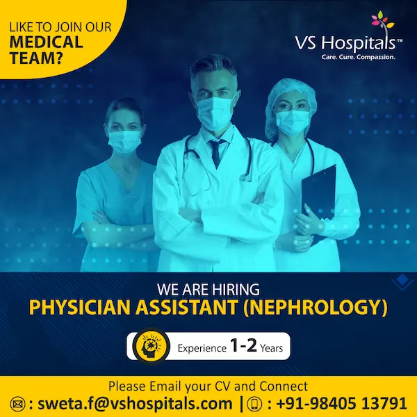 Job Vacancy - Physician Assistant (Nephrology)