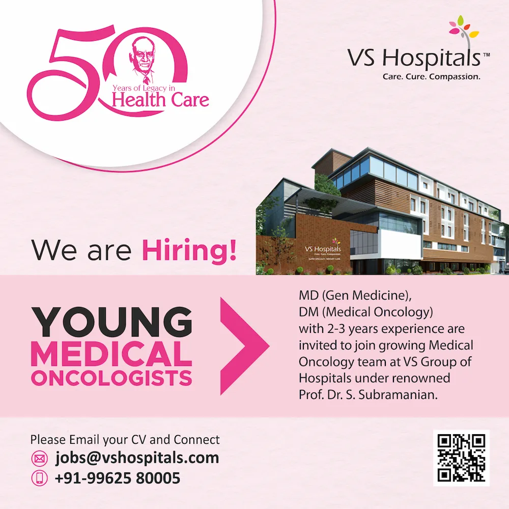 Job Vacancy Ads - Young Medical Oncologists